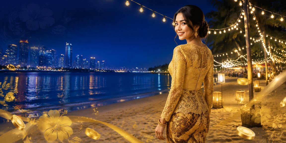Wanita berbaju kebaya dari Johor mendapat rebat bonus permainan kasino di winnow44